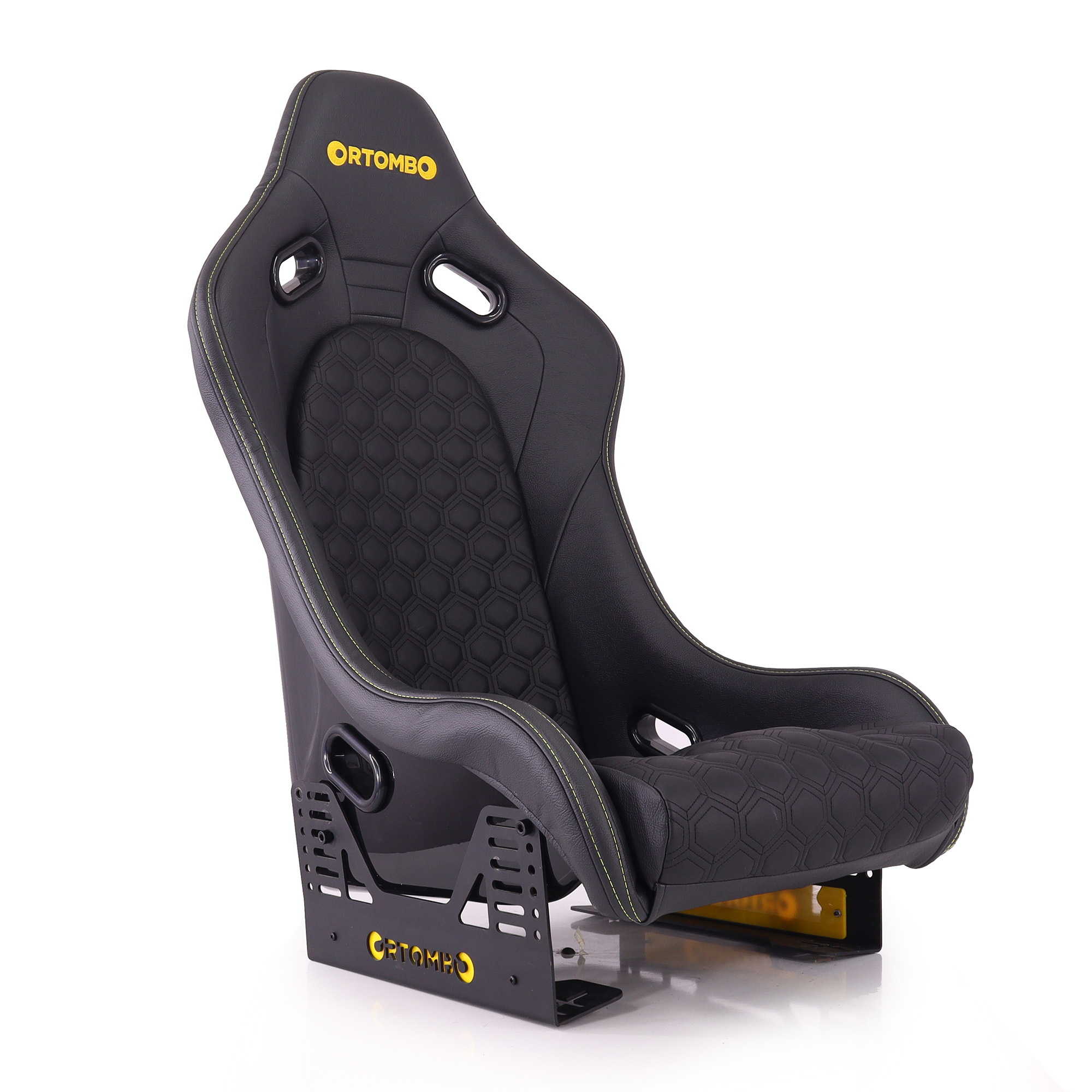 Ortombo GTI Koltuk / Fiberglass Yarış koltuğu / Buckled seat Siyah